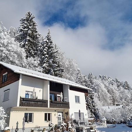 Ferienhaus Burgblick Treffen Exterior foto